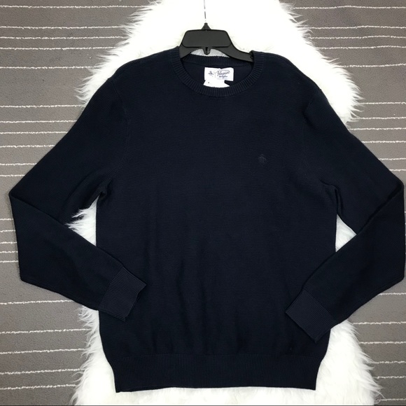 Original Penguin ribbed crew neck sweater - Picture 3 of 8